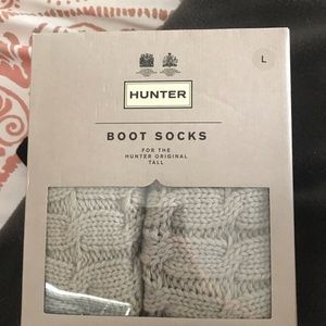 Gray hunter boot socks